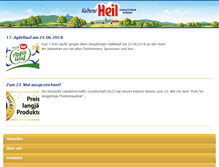 Tablet Screenshot of kelterei-heil.de
